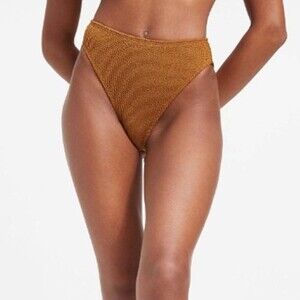 NWT Good‎ American Always Fits Good Waist Cheeky Bikini Bottoms Sz 7/8 (4XL/5XL)